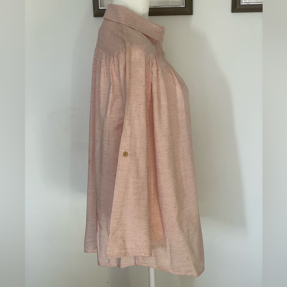 Steven Alan Pink Button Up Size Medium - image 2